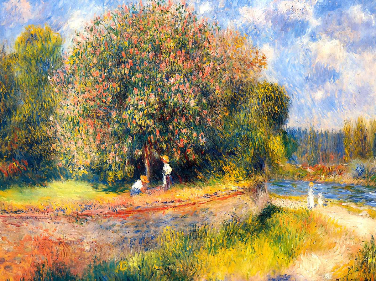 Tree Blooming Painting by Pierre-Auguste Renoir Art Print (6 Sizes) - Acid Free
