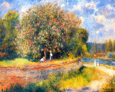 Tree Blooming painting print by Pierre-Auguste Renoir