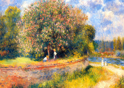 Tree Blooming Painting by Pierre-Auguste Renoir Art Print (6 Sizes) - Acid Free