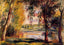 Trees by the Water Fine Art Print Painting by Pierre-Auguste Renoir (6 Sizes)