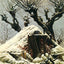 Trees in the Snow Art Print 1828 Painting by Caspar David Friedrich (6 Sizes)