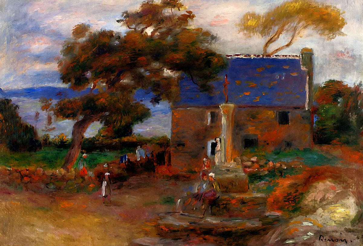 Treboul 1895 Painting by Pierre-Auguste Renoir Art Print (6 Sizes)