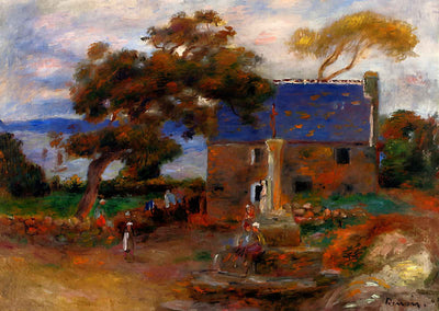 Treboul 1895 Painting by Pierre-Auguste Renoir Art Print (6 Sizes)