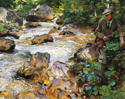 Trout Stream in the Tyrol fine art print by John Singer Sargent (1914)