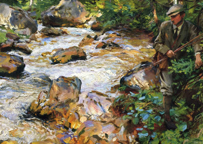 Trout Stream in the Tyrol 1914 by John Singer Sargent Art Print (6 Sizes)