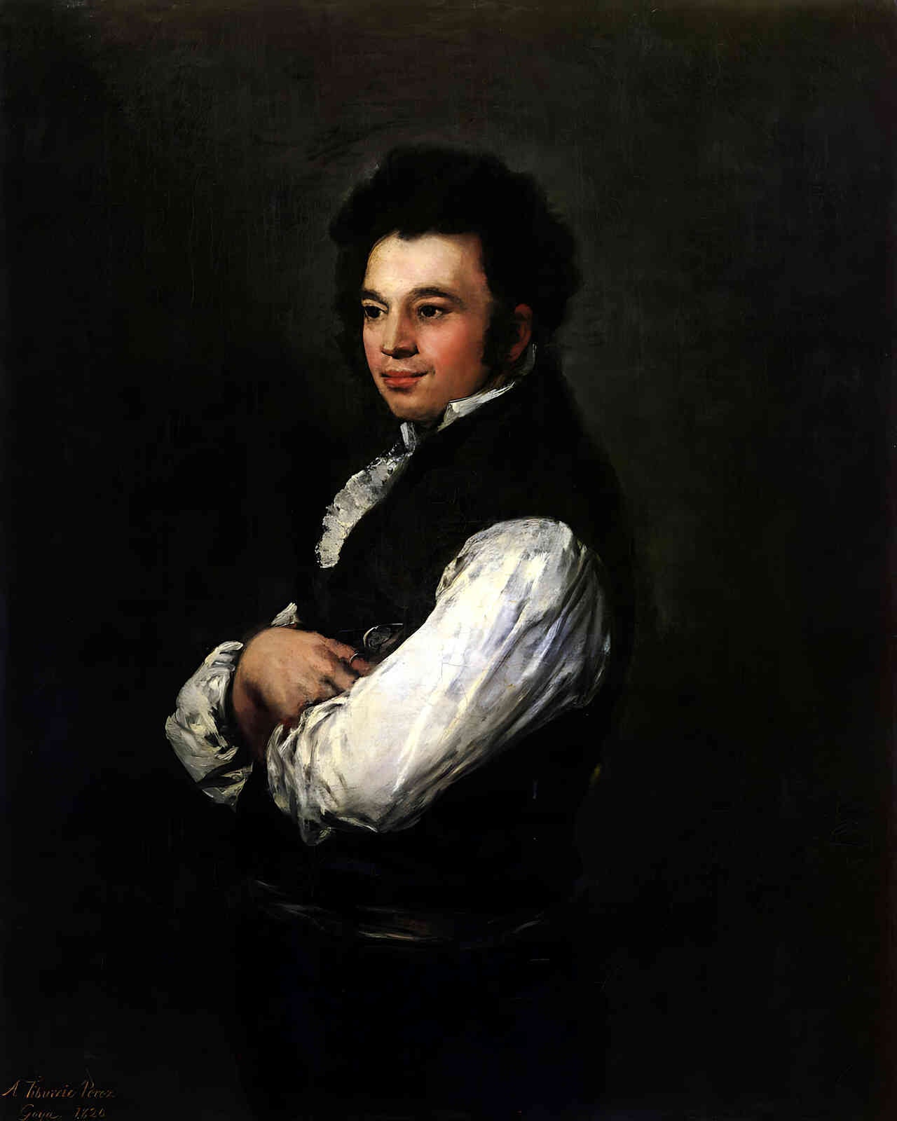 Tubercio Perez Cuervo Painting by Francisco Goya 8x10" Art Print (Premium Print)