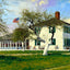 Approach from Providence, Massachusetts in 1910 Art Print (7 Sizes)