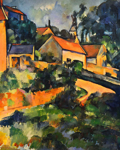Turning Road at Montgeroult art print by Paul Cezanne (1899)