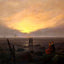 Twilight at Seaside 1819 Painting by Caspar David Friedrich Art Print (6 Sizes)