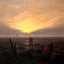 Twilight at Seaside 1819 Painting by Caspar David Friedrich Art Print (6 Sizes)