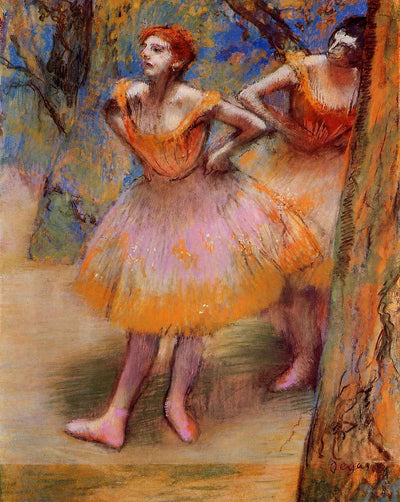 Two Dancers art print by Edgar Degas (1898)