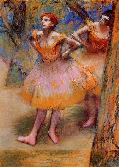 Two Dancers 1898 Painting by Edgar Degas Art Print (6 Sizes) - Premium Quality