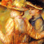 Two Women in a Garden 1895 by Pierre-Auguste Renoir Fine Art Print (6 Sizes)