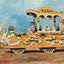 Two White Swans Float Houston Carnival 1907 Vintage Print (7 Sizes) - Acid Free