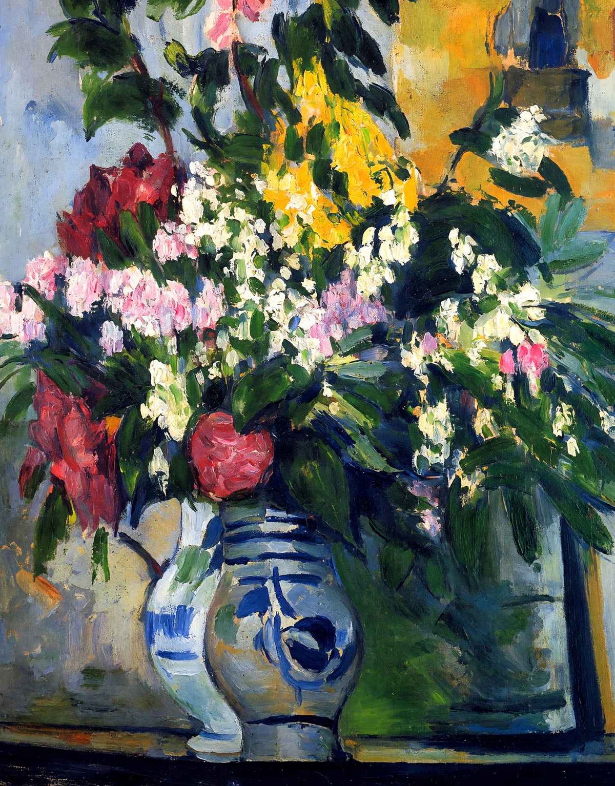 Two Vases of Flowers Art Print 1877 Painting by Paul Cezanne (6 Sizes)