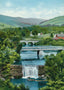 The Two Bridges Northfield in 1906 Vintage Print (7 Sizes) - Restored
