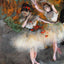Two Dancers Entering the Stage 1878 by Edgar Degas Fine Art Print (6 Sizes)