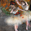Two Dancers Entering the Stage 1878 by Edgar Degas Fine Art Print (6 Sizes)