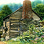 Typical Mountain Scene Near Waynesboro in 1908 Art Print (7 Sizes) - Enhanced