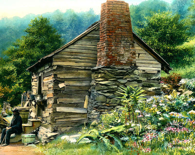 Typical Mountain Scene Near Waynesboro art print