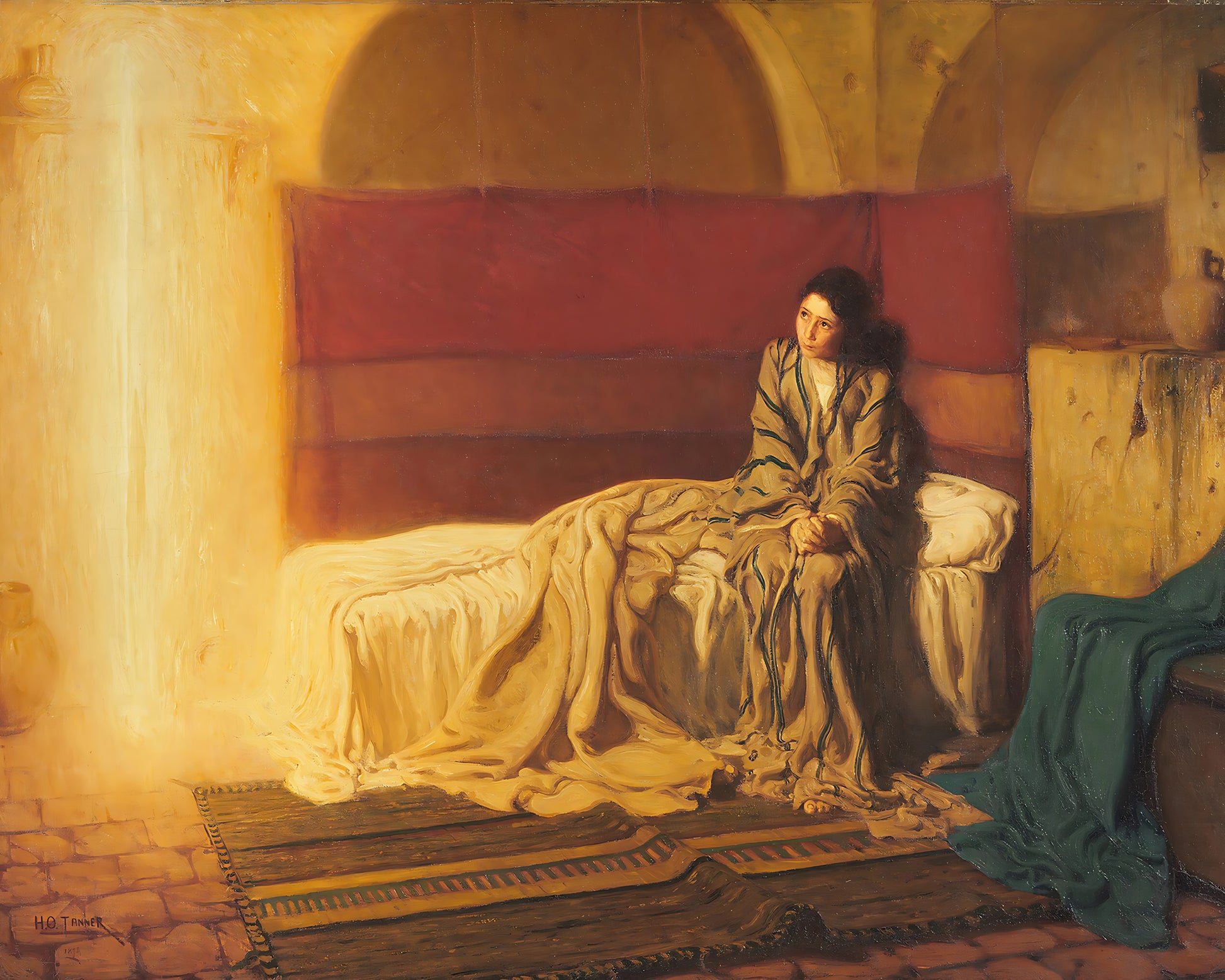 The Annunciation Painting by Henry Ossawa Tanner 8x10" Art Print