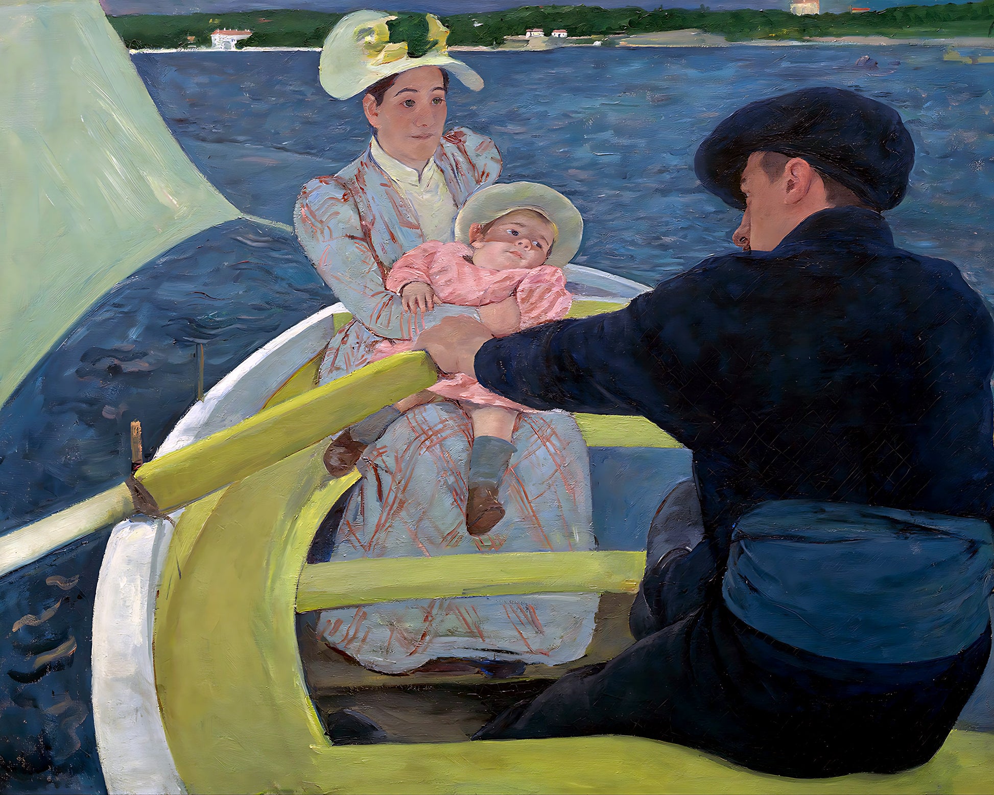 The Boating Party Painting by Mary Cassatt 8x10" Professional Art Print