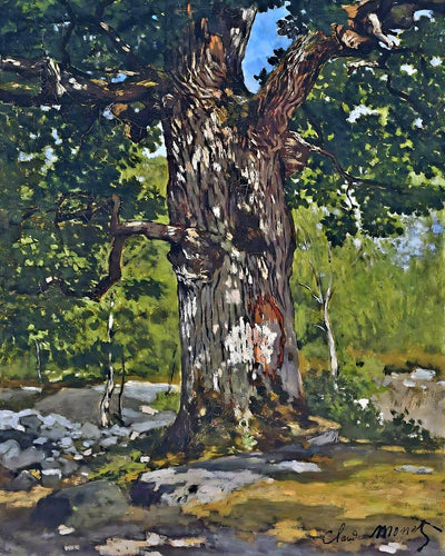 The Bodmer Oak Painting by Claude Monet 8x10" Art Print