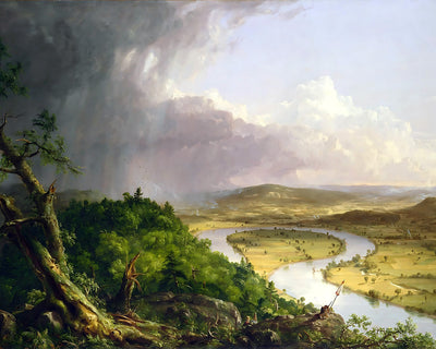 The Connecticut River Painting by Thomas Cole Premium 8x10" Art Print