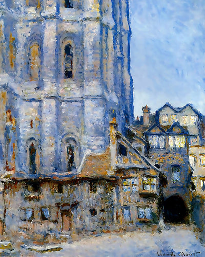 The Cour d'Albane Painting by Claude Monet 8x10" Art Print