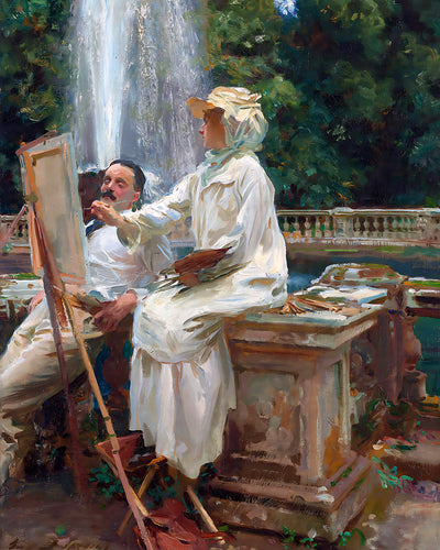 The Fountain Painting by John Singer Sargent 8x10" Premium Art Print