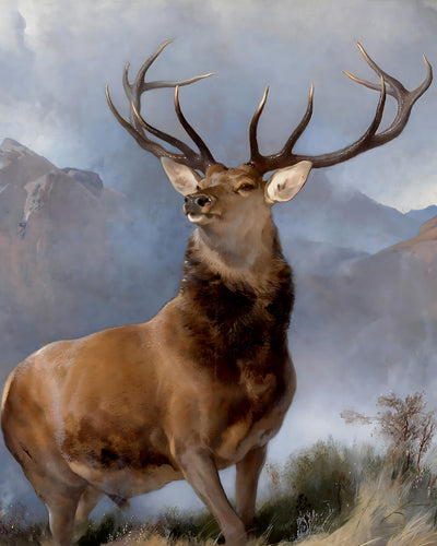 The Monarch of the Glen Painting by Edwin Landseer 8x10" Art Print