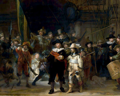 The Night Watch Painting by Rembrandt 8x10" Premium Art Print