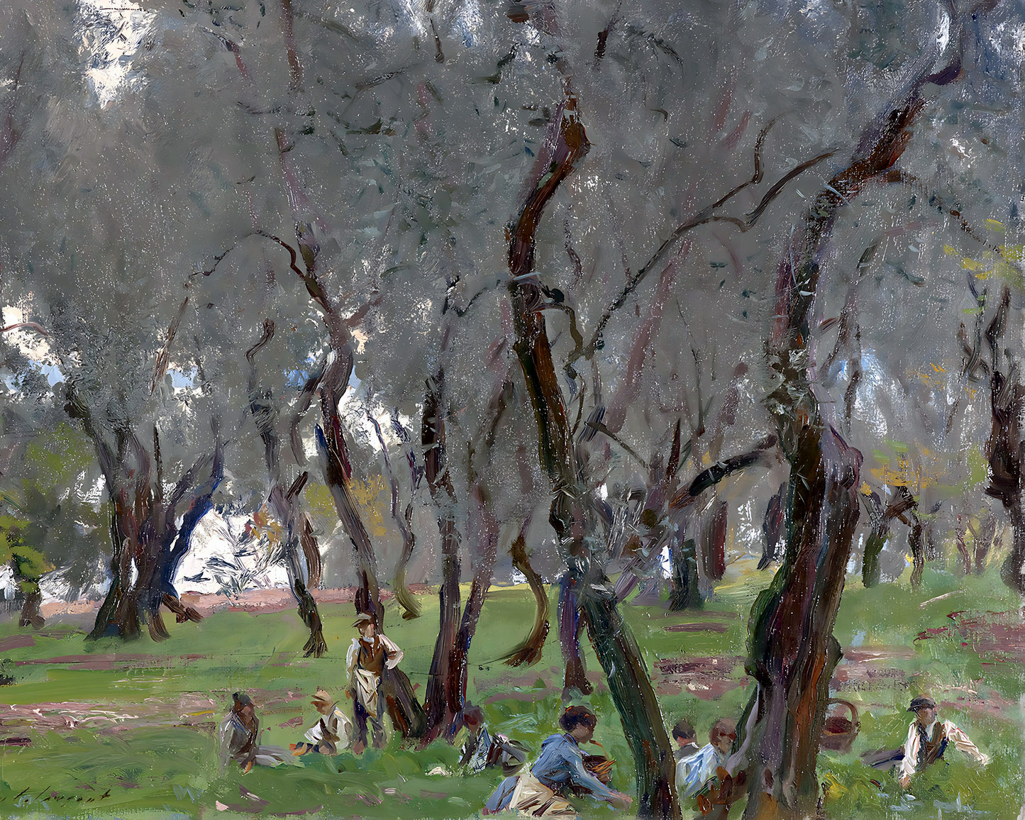 The Olive Grove Painting by John Singer Sargent 8x10" Art Print