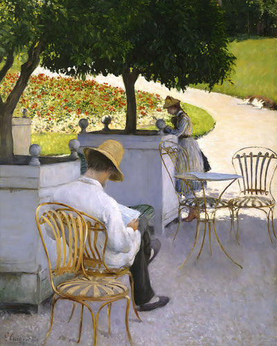 The Orange Trees Painting by Gustave Caillebotte 8x10" Art Print