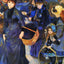 Umbrellas art print by Pierre-Auguste Renoir (1886)