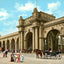 Union Station Columbus Ohio in 1905 Vintage Print (7 Sizes) - Premium Print