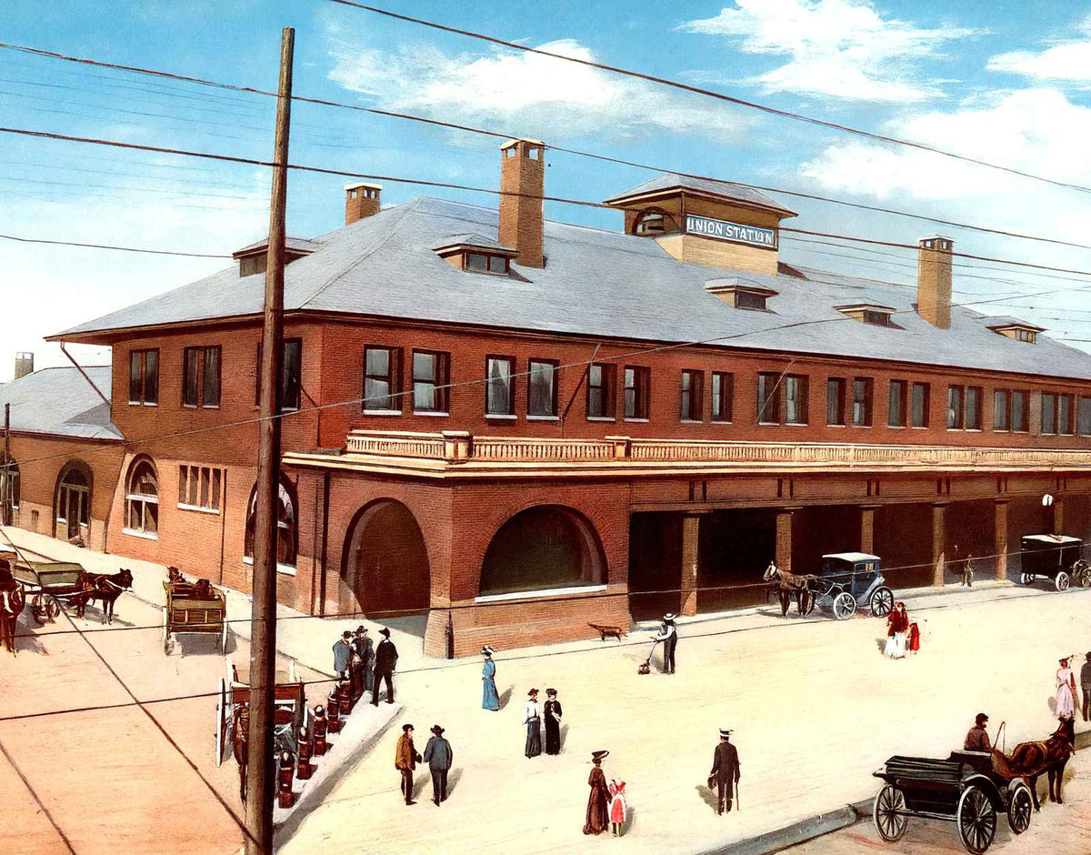 Union Station New Orleans Vintage Print (7 Sizes) - Enhanced