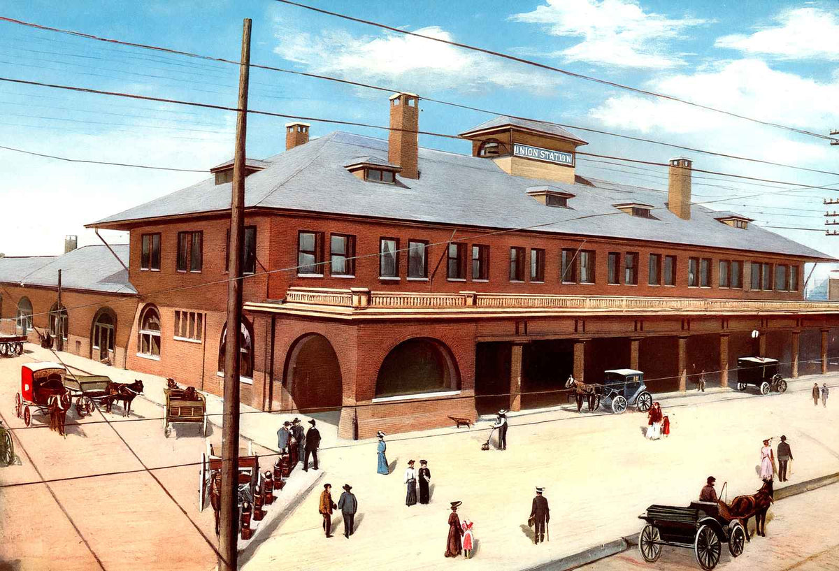 Union Station New Orleans Vintage Print (7 Sizes) - Enhanced