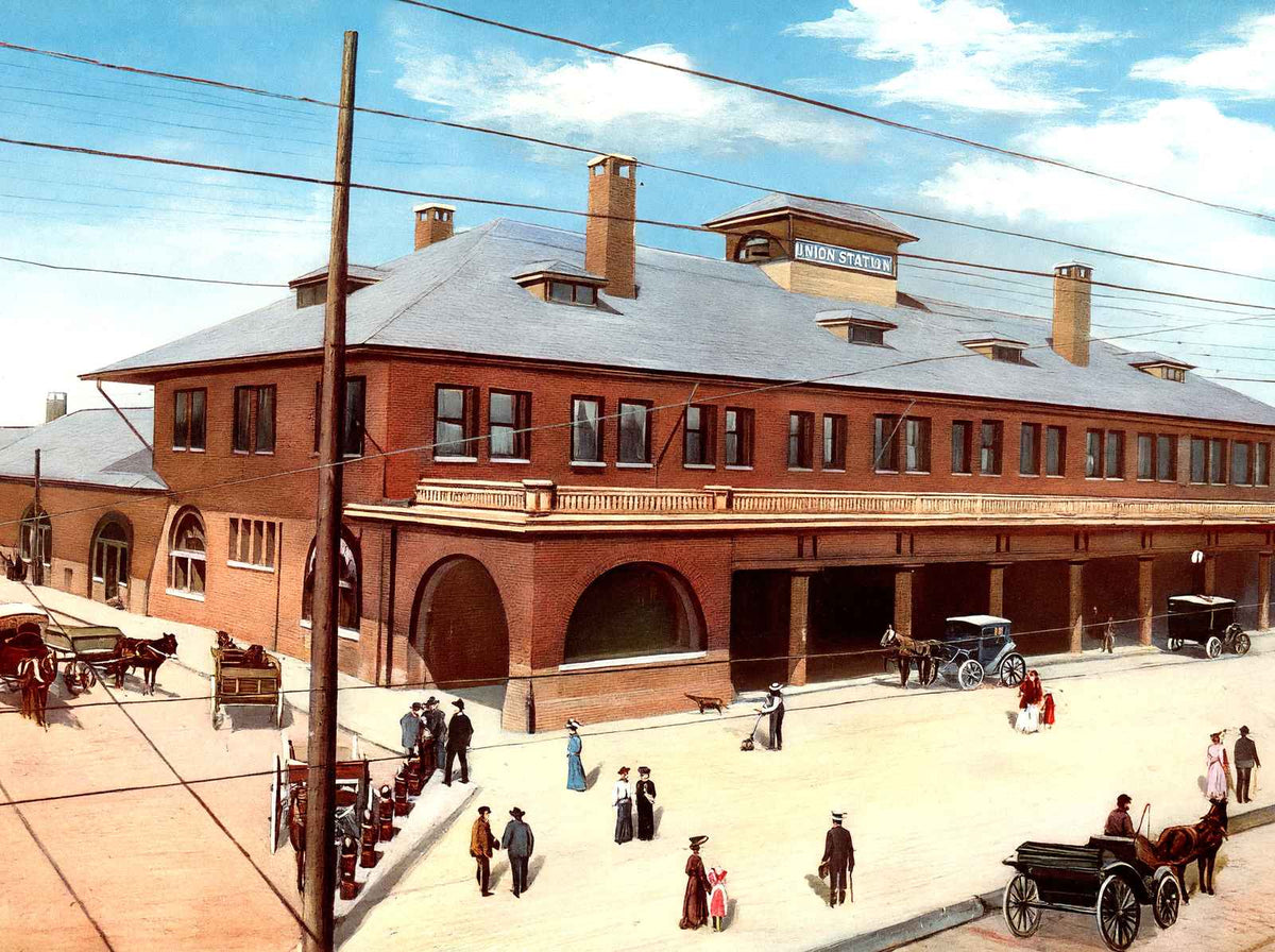 Union Station New Orleans Vintage Print (7 Sizes) - Enhanced