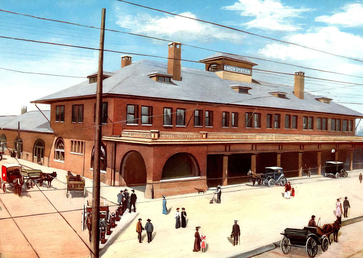 Union Station New Orleans Vintage Print (7 Sizes) - Enhanced