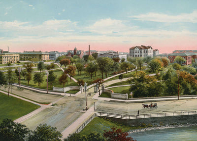 University of Minnesota General View in 1906 Vintage Print (7 Sizes)