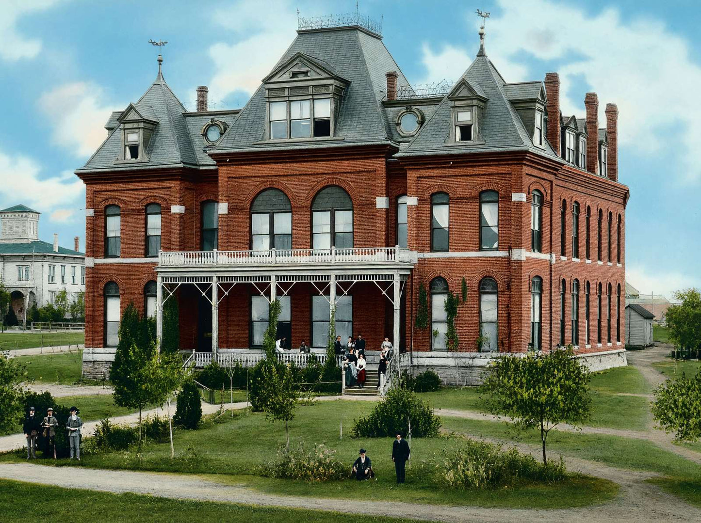 University Fort Worth in 1906 Vintage Print (7 Sizes) - Premium Quality