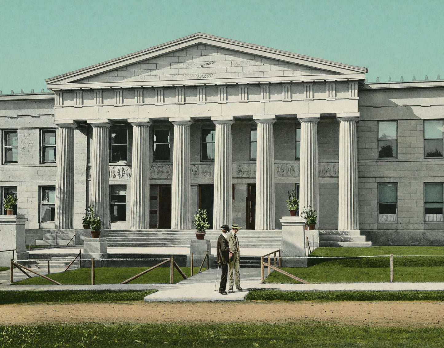 University of Minnesota Library in 1906 Vintage Print (7 Sizes) - Premium Print