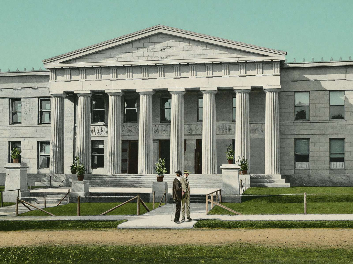 University of Minnesota Library in 1906 Vintage Print (7 Sizes) - Premium Print