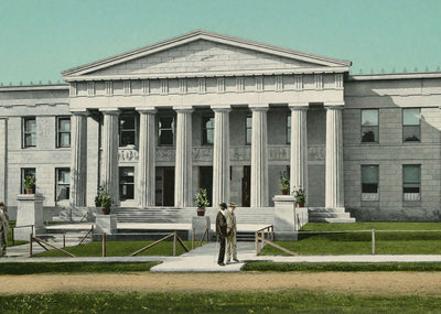 University of Minnesota Library in 1906 Vintage Print (7 Sizes) - Premium Print