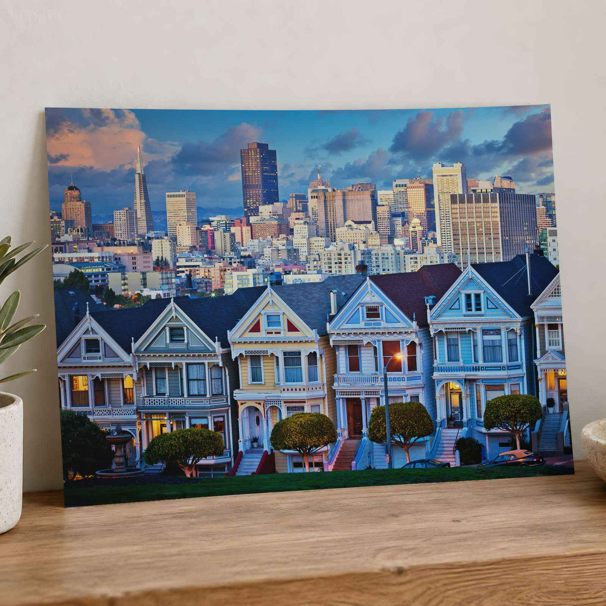 Famous Painted Ladies of San Francisco California Photo Wall Print (7 Sizes)