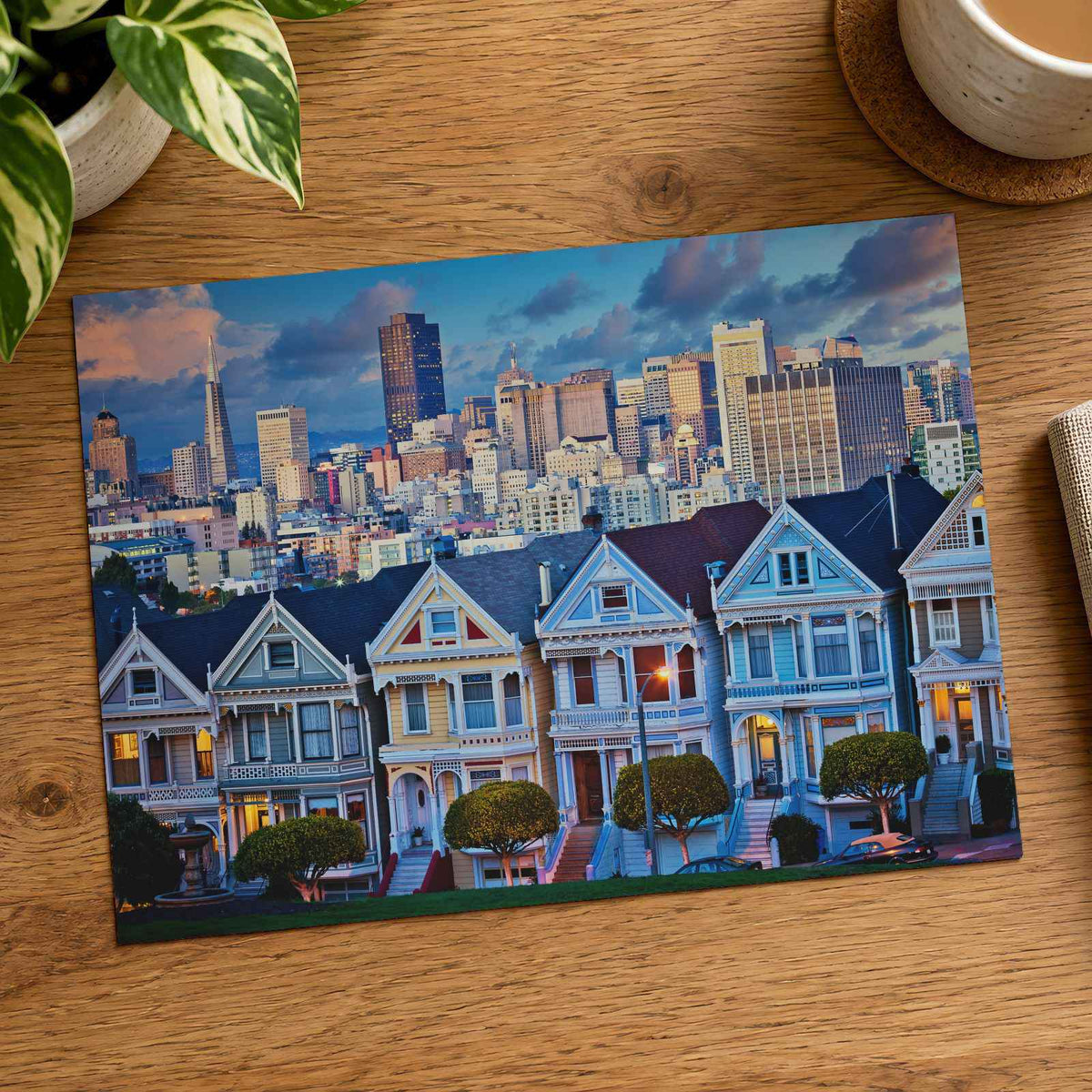 Famous Painted Ladies of San Francisco California Photo Wall Print (7 Sizes)