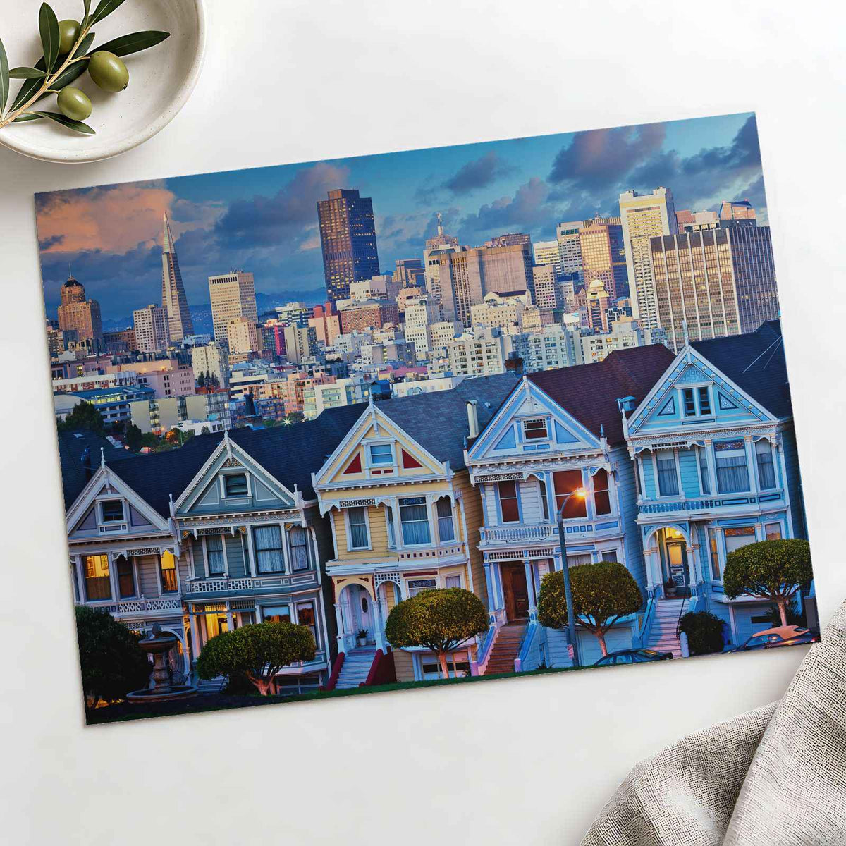 Famous Painted Ladies of San Francisco California Photo Wall Print (7 Sizes)