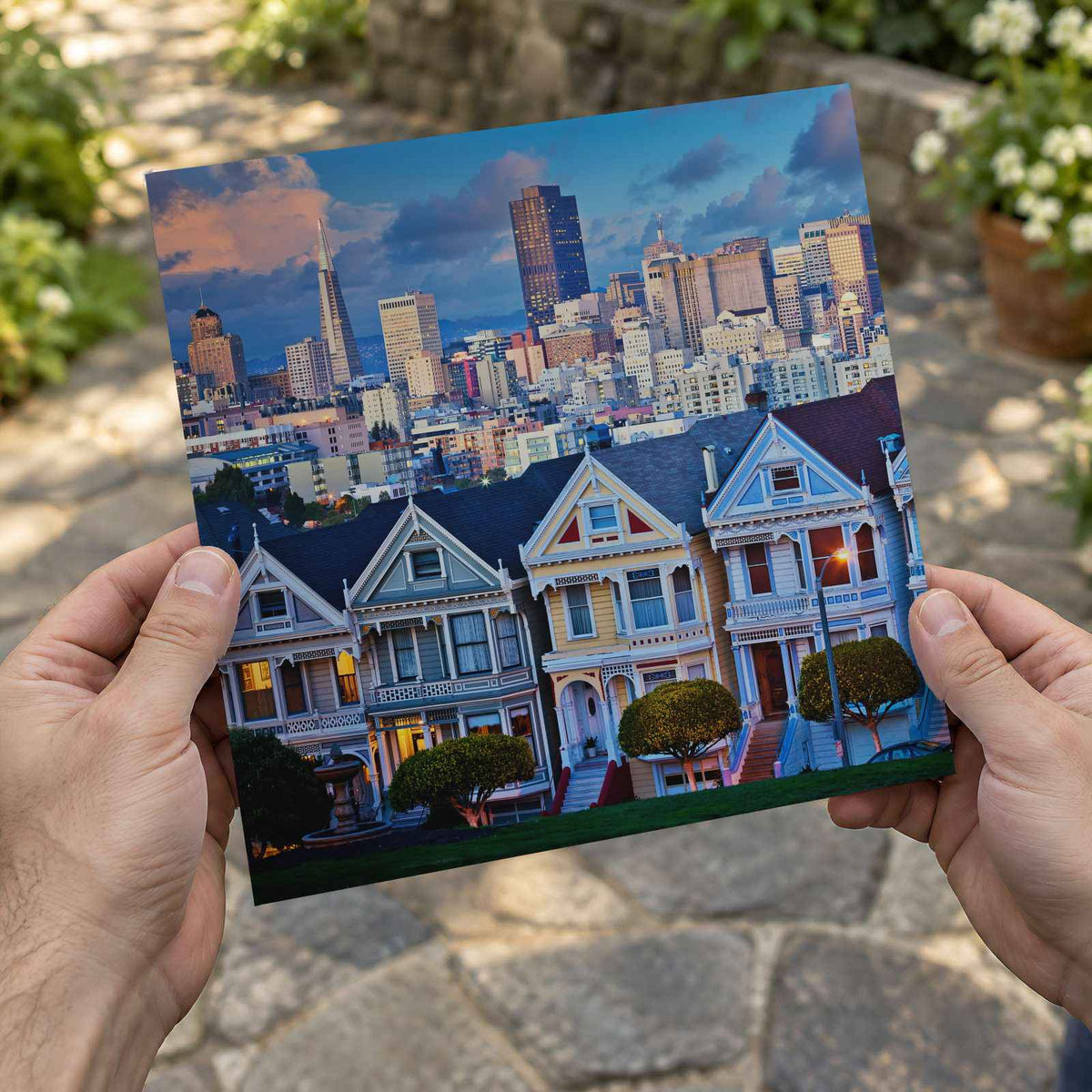 Famous Painted Ladies of San Francisco California Photo Wall Print (7 Sizes)