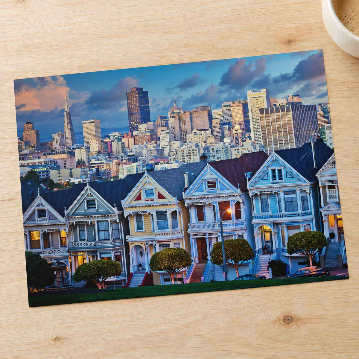 Famous Painted Ladies of San Francisco California Photo Wall Print (7 Sizes)